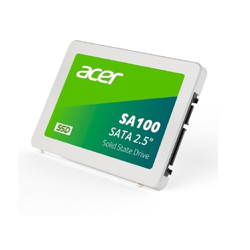 SSD Acer SA100 240GB SATA III 2.5" disco interno pc laptop almacenamiento disco duro datos verde