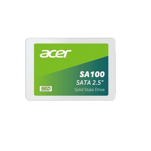 SSD Acer SA100 240GB SATA III 2.5" disco interno pc laptop almacenamiento disco duro datos verde