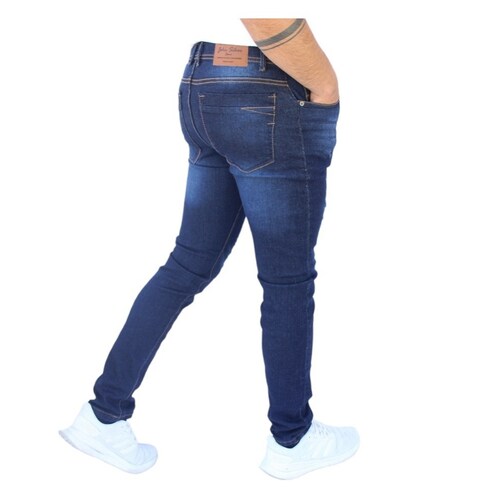 Pantalón Skinny de Mezclilla Stretch Para Hombre John Silver.