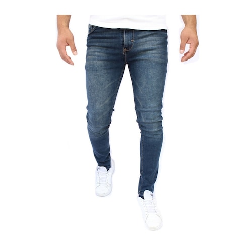 Pantalón Skinny de Mezclilla Stretch Para Hombre John Silver.