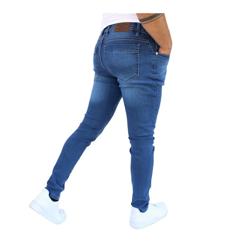 Pantalón Skinny de Mezclilla Stretch Para Hombre John Silver.