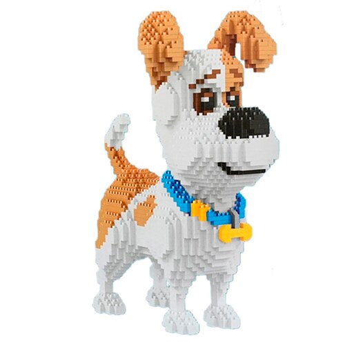 Rompecabezas 3D Mini Bloques Perrito Max La vida secreta de tus mascotas