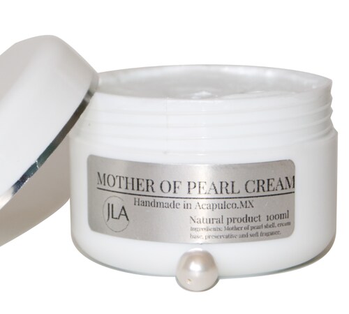 Crema Concha Nácar 100 ml, artesanal, pura y natural, hecha en Acapulco.