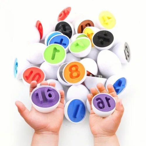 Juego Didáctico Niños, Huevos De Juguete Educativos Aprender.