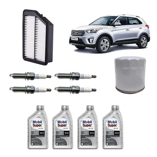 Kit Afinacion Hyundai Creta 1.6 Aceite Sintetico