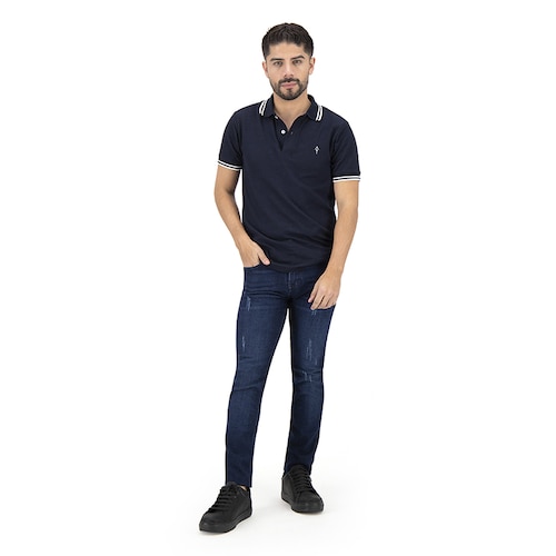 Jeans de Mezclilla Premium Slim Fit Para Hombre Holstone - Cabo