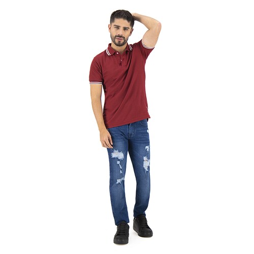 Jeans de Mezclilla Premium Slim Fit Para Hombre Holstone - Estambul
