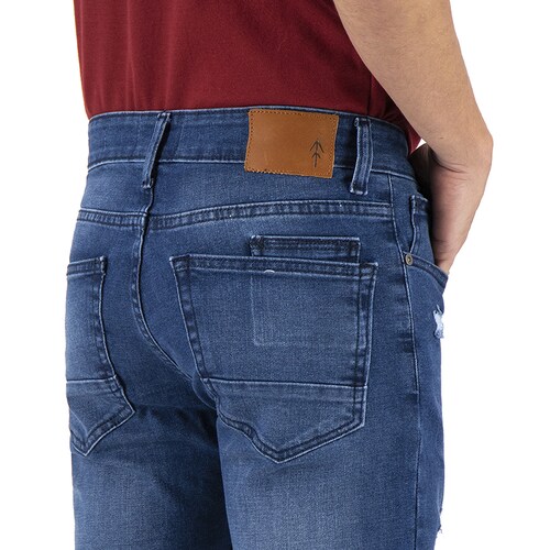 Jeans de Mezclilla Premium Slim Fit Para Hombre Holstone - Estambul
