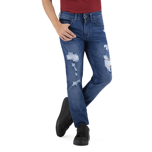 Jeans de Mezclilla Premium Slim Fit Para Hombre Holstone - Estambul