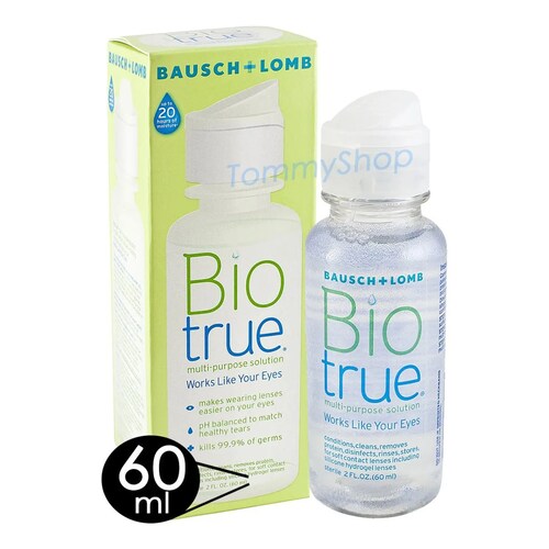 Bio Liquido Limpiador Desinfectante De Lentes De Contacto Viaje.