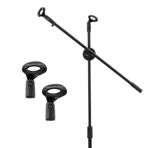 Pedestal De Tripie Para Micrófono Ajustable De Metal 6 Pz