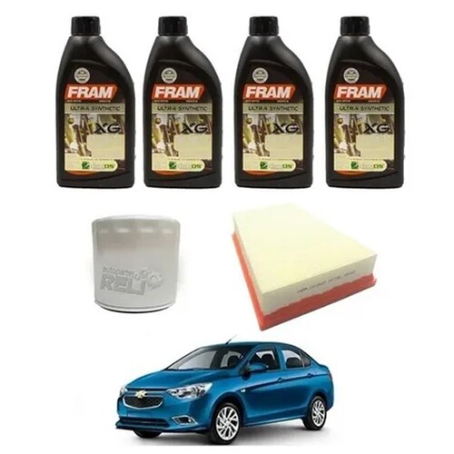 Kit Afinacion Chevrolet Onix 1.2 Aceite Sintetico 5w30