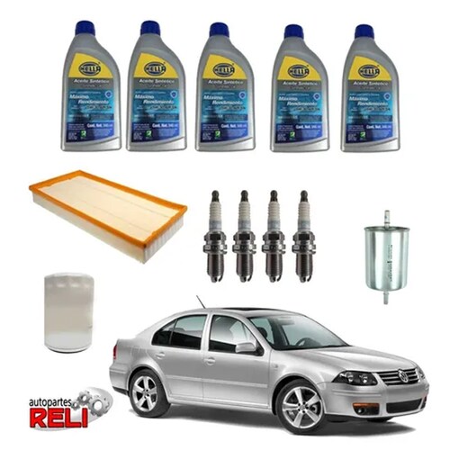 Kit Afinación Vw Jetta Clasico Aceite Sintetico