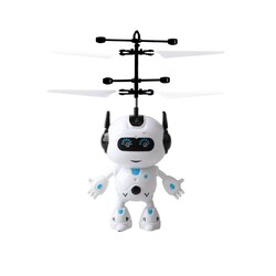Mini Drone Robot Volador Por Inducción Luz Led Juguete Helic