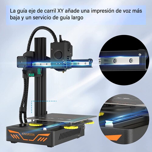 Impresora 3D C/ Alta Precisión De Impresión Y Doble Guía Lineal Tecnología De Impresión Fdm