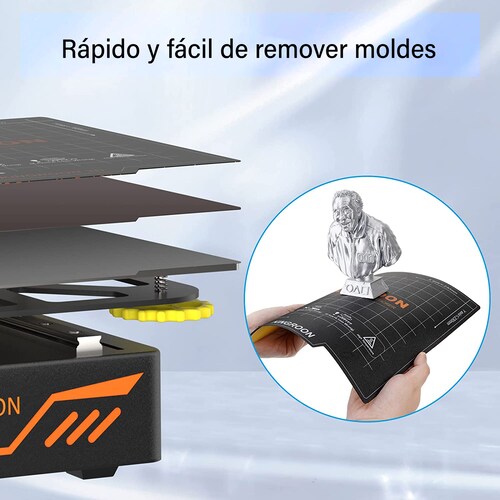 Impresora 3D C/ Alta Precisión De Impresión Y Doble Guía Lineal Tecnología De Impresión Fdm
