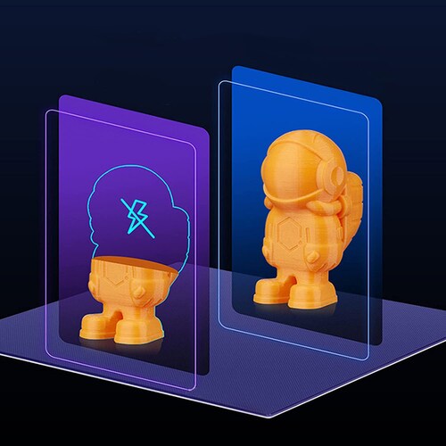 Impresora 3D C/ Alta Precisión De Impresión Y Doble Guía Lineal Tecnología De Impresión Fdm