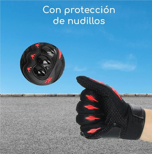 Guantes Tactiles Hombre Para Moto/bicicleta Protección Caída
