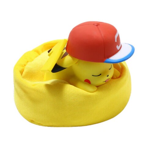Juguete Muñeco Figura Pokemon Pikachu Dormido coleccionable Con Caja.