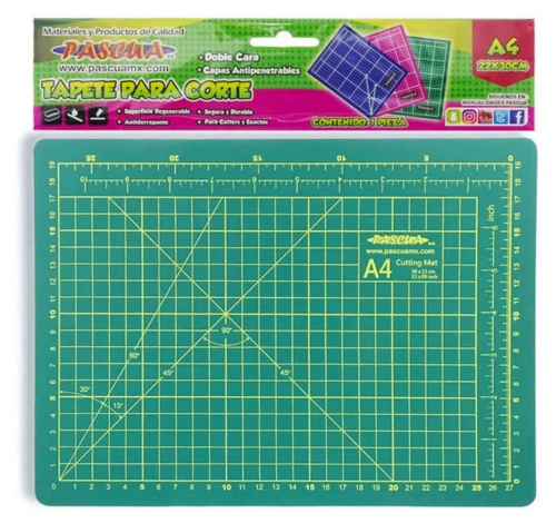 Tapete Para Corte 30x22 CM Doble Vista A4 Base de corte tabla de corte TCA4-SUR
