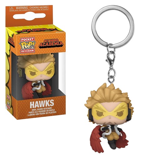 Funko Pop Llavero Hawks anime My Hero Academia Figura Original