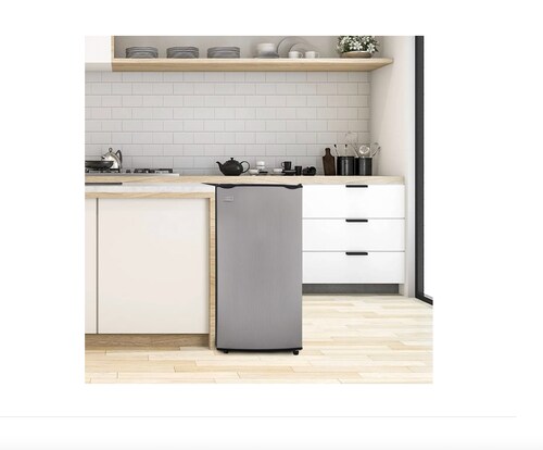 Frigobar Refrigerador Coolteche Freezer Acero 90l 3.2 Ft³