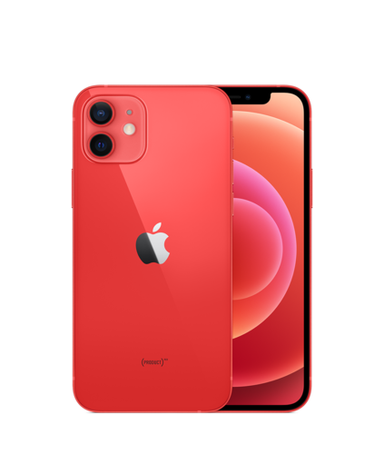 Celular iPhone 12 64GB Rojo-Funda de Regalo-Reacondicionado Grado A .