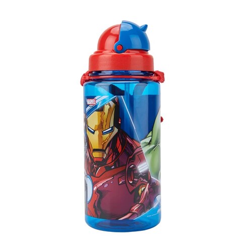 Termo Para Bebidas para Niño cont. de 550 mL. Iron Man Marvel color Azul 1040653