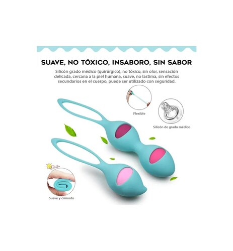 Bolas Kegel Set Ejercitador Suelo Piso Pélvico Kit 4 Pesas