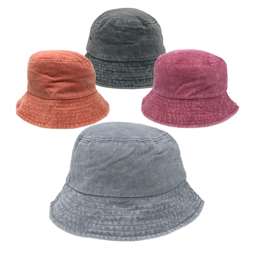 Gorro Gris Pescador Trend Bucket Hat Deslavado  Sarosa