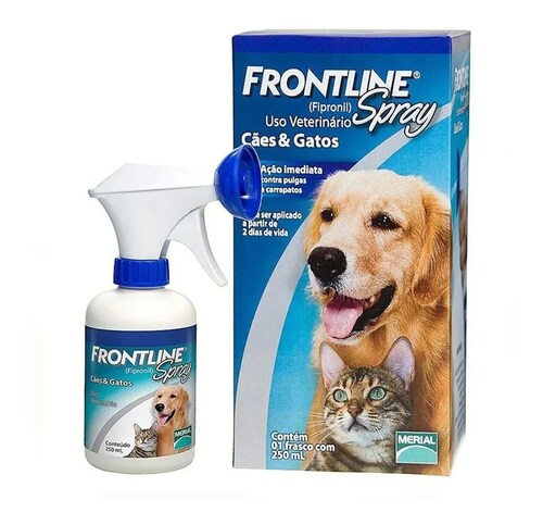 Desparasitante Perro Mascota Spray 250ml Merial Frontline