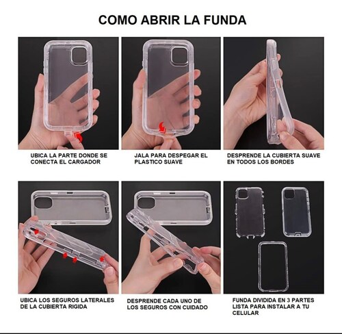 funda uso rudo tipo otterbox 360 para IPhone 7