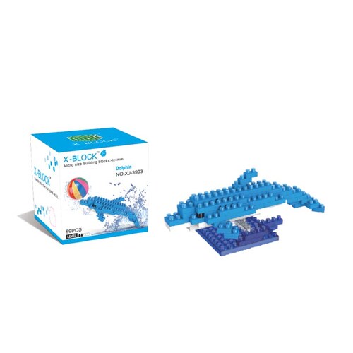 MiniBloques DELFIN 3D 59 PZAS
