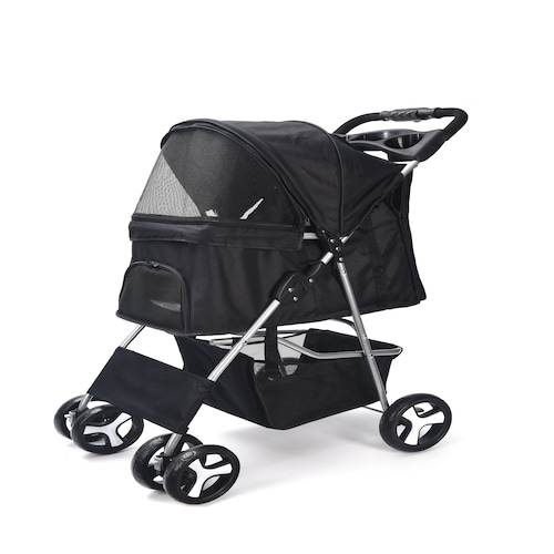 Carriola Transportadora Plegable Para Perro Gatos Mascotas