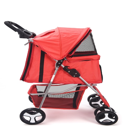 Carriola Transportadora Plegable Para Perro Gatos Mascotas