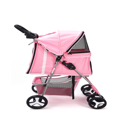 Carriola Transportadora Plegable Para Perro Gatos Mascotas