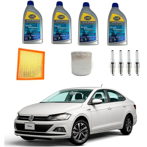 Kit Afinacion Vw Virtus Aceite Sintetico