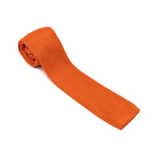 Corbata Tejida Orange Caballero Hombre Sarosa				