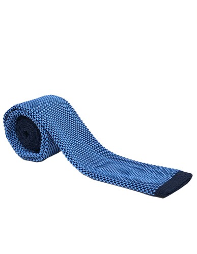 Corbata Tejida Electric Blue Caballero Hombre Sarosa				