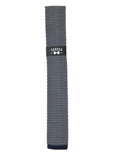 Corbata Tejida Blanqui-Azul Caballero Hombre Sarosa				