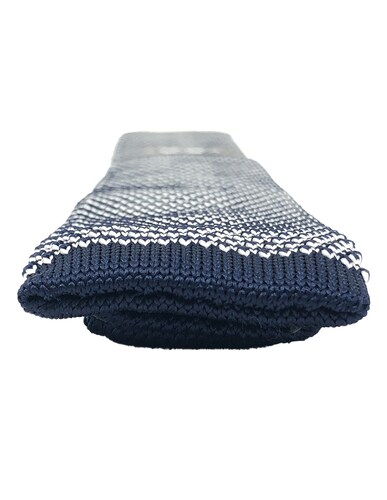 Corbata Tejida Blanqui-Azul Caballero Hombre Sarosa				