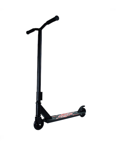 Scooter semiprofesional color negro para trucos en rampa modelo 210