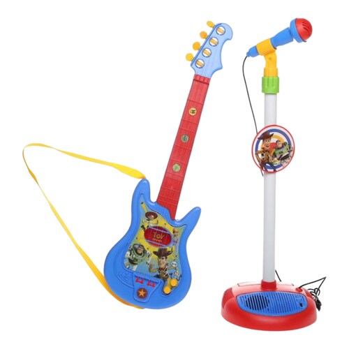 Guitarra Micrófono Y Amplificador Infantil Disney Toy Story.