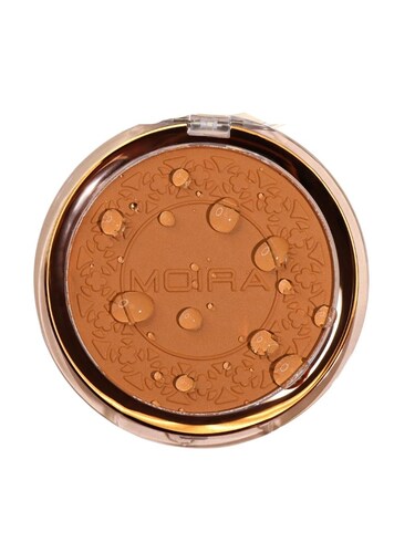 Polvo compacto a prueba de agua Moira Cosmetics Deep