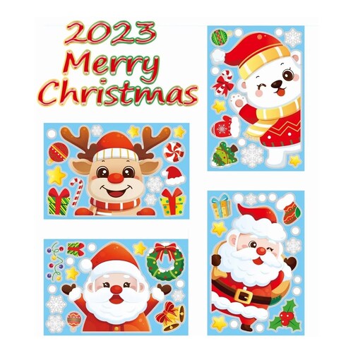 Pegatinas Para Ventana De Navidad decoraciones Navideñas.