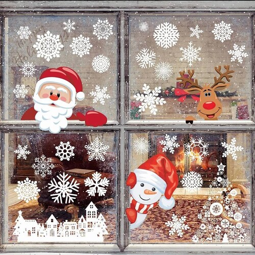 Pegatinas Para Ventana De Navidad decoraciones Navideñas.