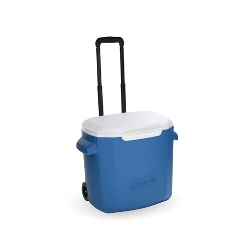 Hielera Con Ruedas Coleman 26 Litros Para 39 Latas Retráctil Ocean