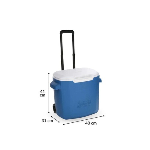 Hielera Con Ruedas Coleman 26 Litros Para 39 Latas Retráctil Ocean
