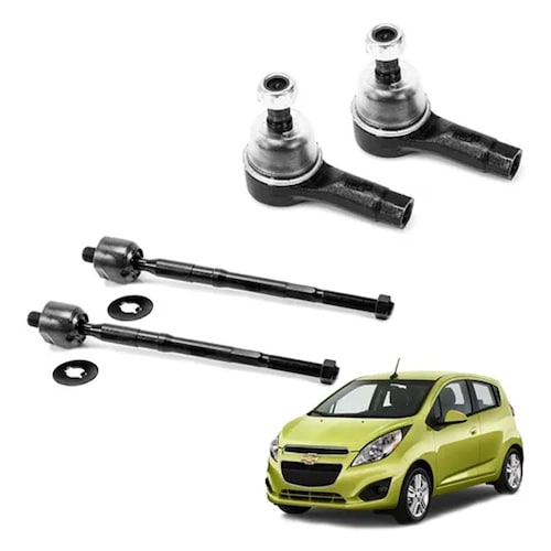 Kit Suspension Bieleta Y Terminal Exterior Chevrolet Spark