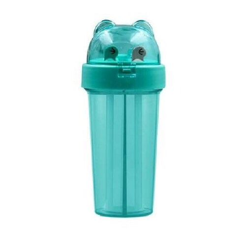 Vaso de Oso  420ml para Doble Bebida Azul.